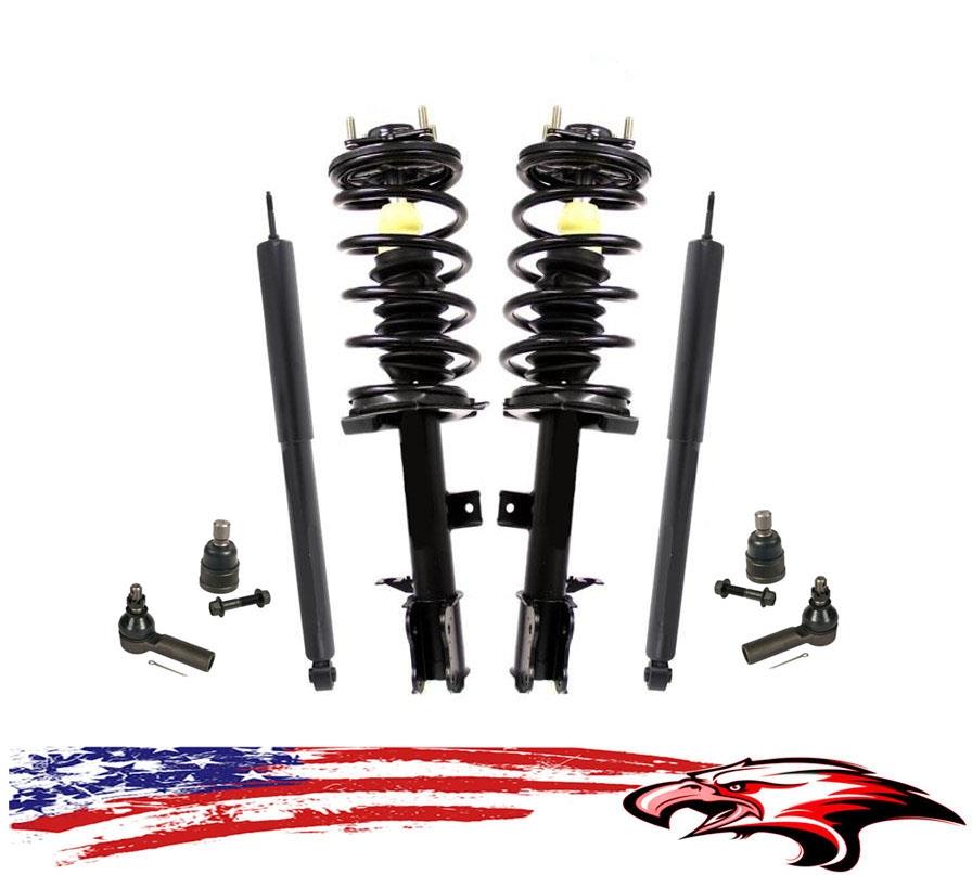 Front Struts Rear Shocks Ball Joints Tie Rods Ford Escape 20012007 4