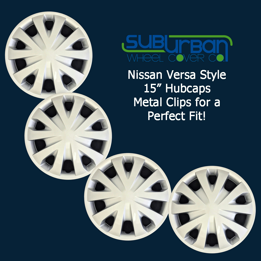 FITS 20122018 Nissan Versa 15" Hubcaps / Wheel Covers NEW SET/4 496