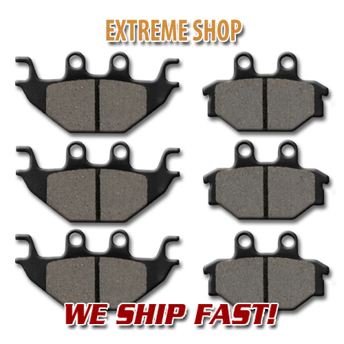 350 2012 FRONT REAR BRAKE PADS FOR ARCTIC CAT UTILITY 300 2X4 300 2010-2014 