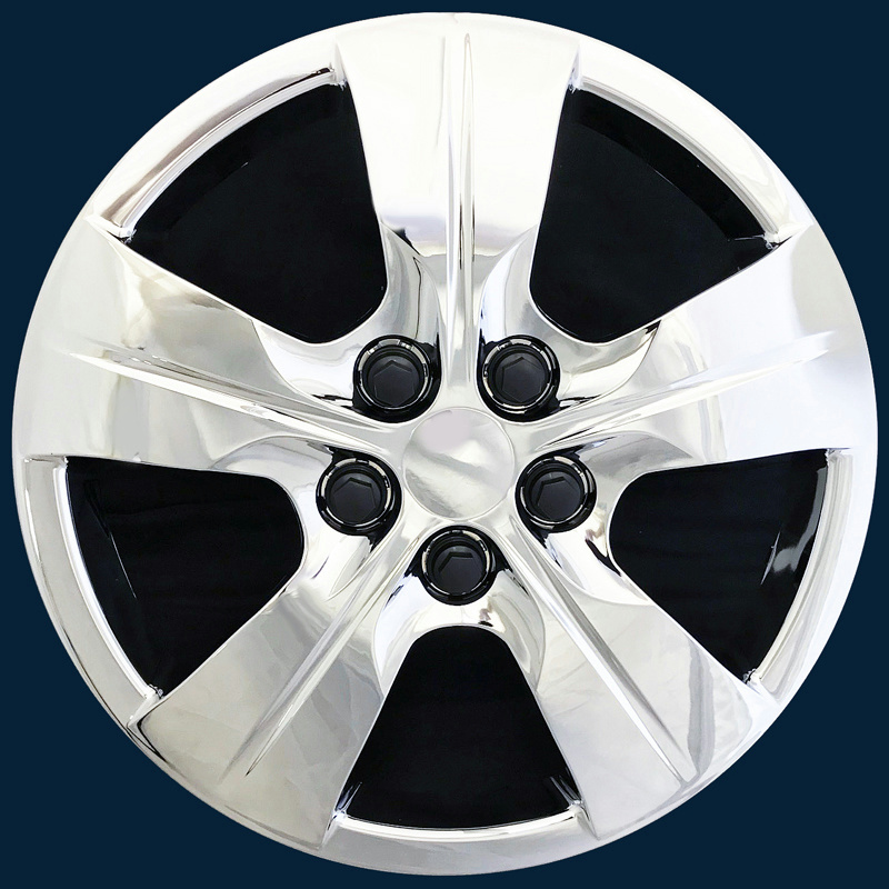 '16 17 18 Chevrolet Cruze 52415C 15" Chrome Bolt On Hubcaps Hub Caps