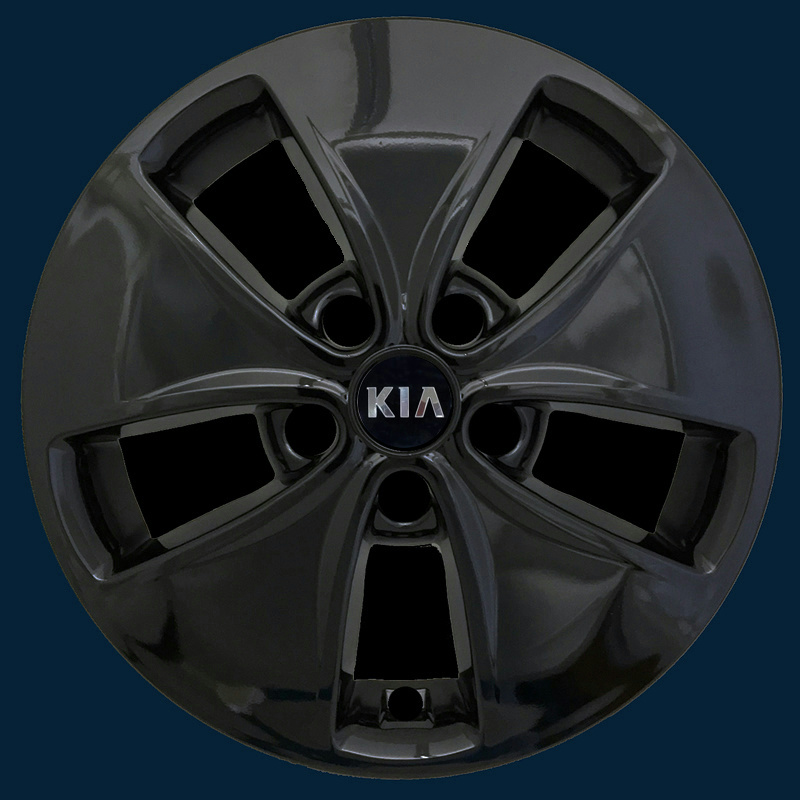 FITS '1416 Kia Soul 16" Gloss Black 5 Spoke Wheel Skins Hubcaps IMP