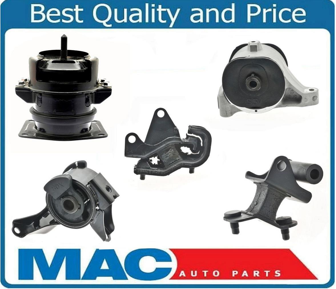 Engine Motor Mounts 5 piece Kit Fits Acura MDX 0306 3.5L All Wheel