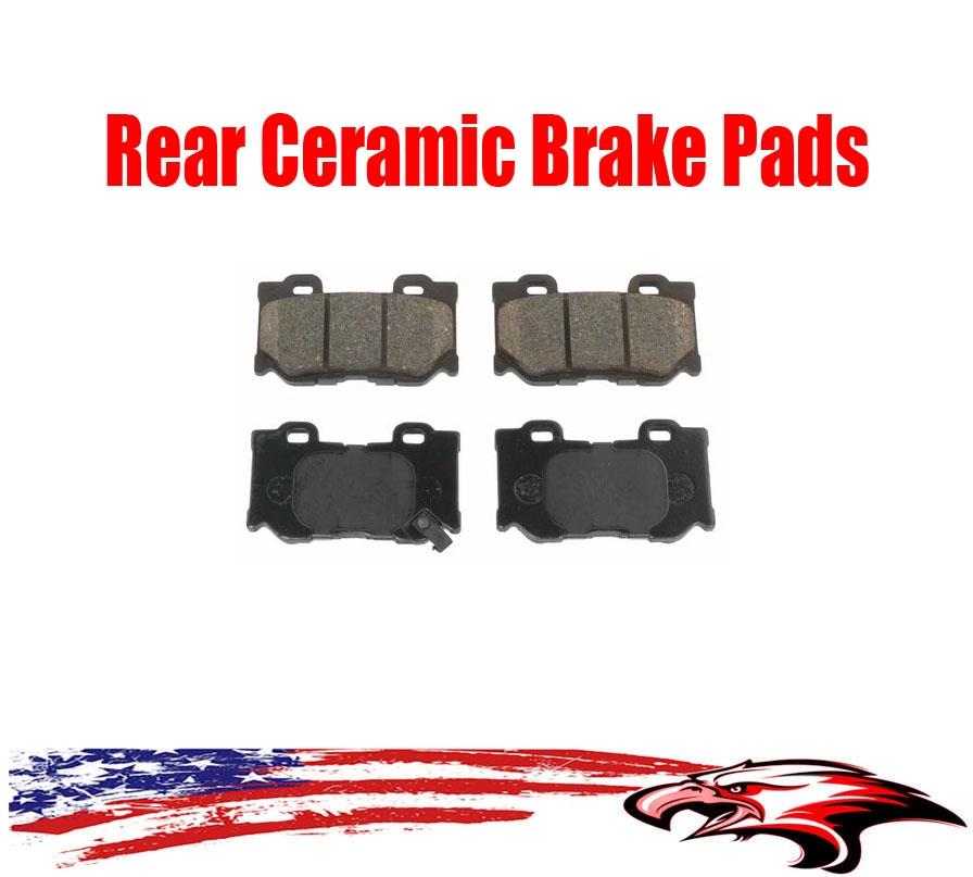 Rear Ceramic Brake Pads for Infiniti FX50 G37 M37 M56 Q50 Q60 Q70