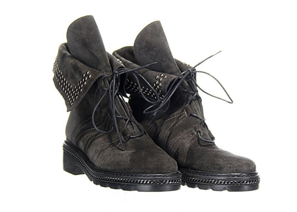 studded combat boots