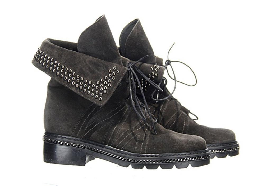 suede combat boots women's