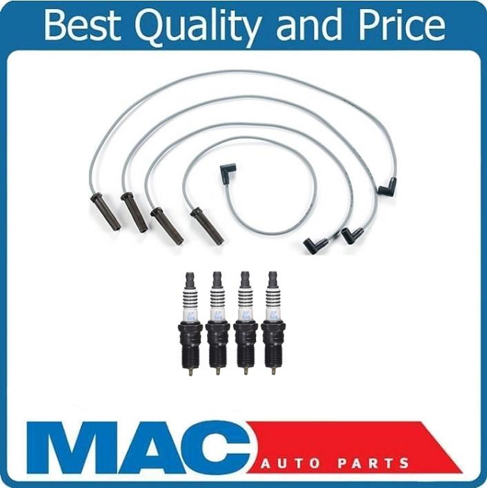 Ignition Spark Plug Wire Set + Platinum Plugs for 9803 Chevy S10 2.2L