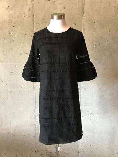 flutter sleeve shift dress