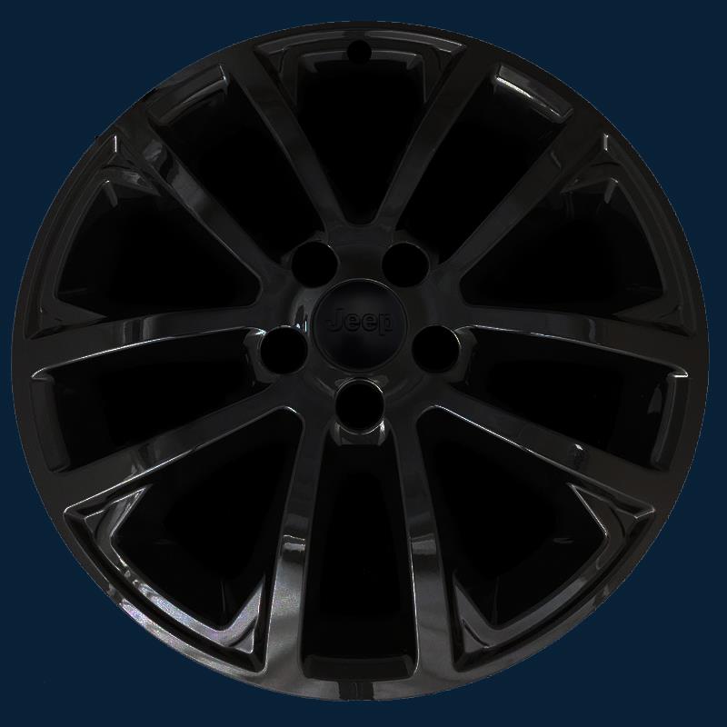 2019 Jeep Cherokee Latitude 7919GB 17" 10 Spoke Gloss Black Wheel