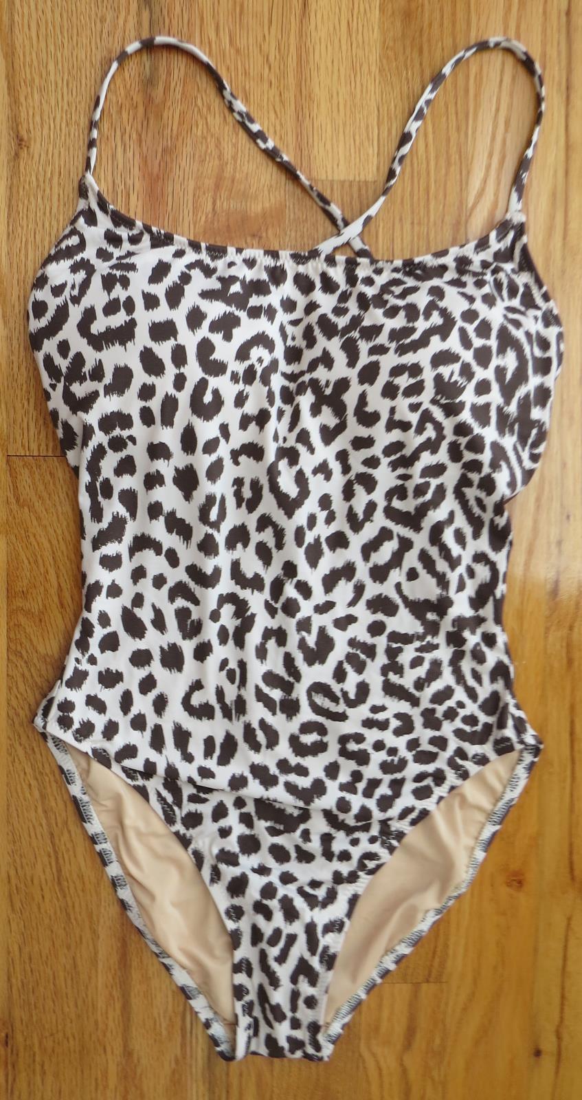 j crew leopard swimsuit