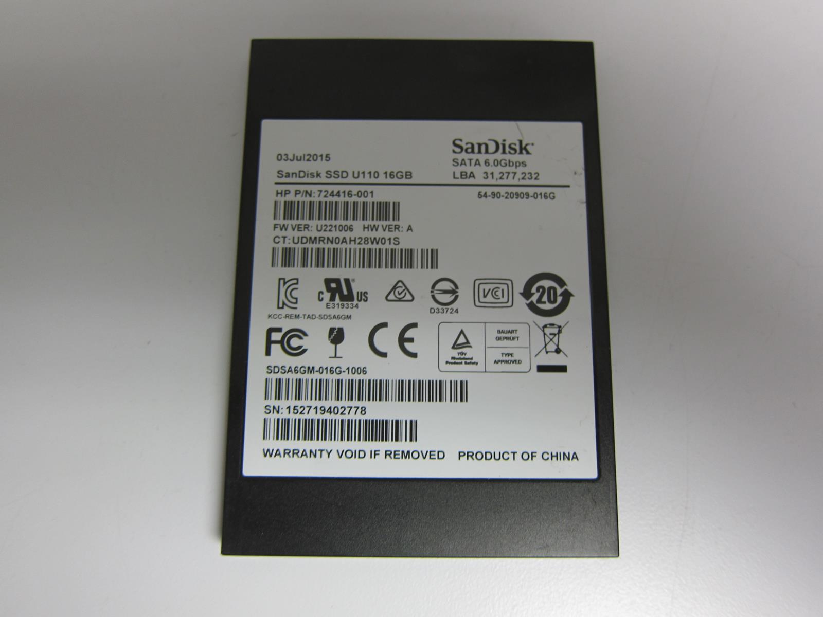 Sandisk ssd u110 16gb для чего