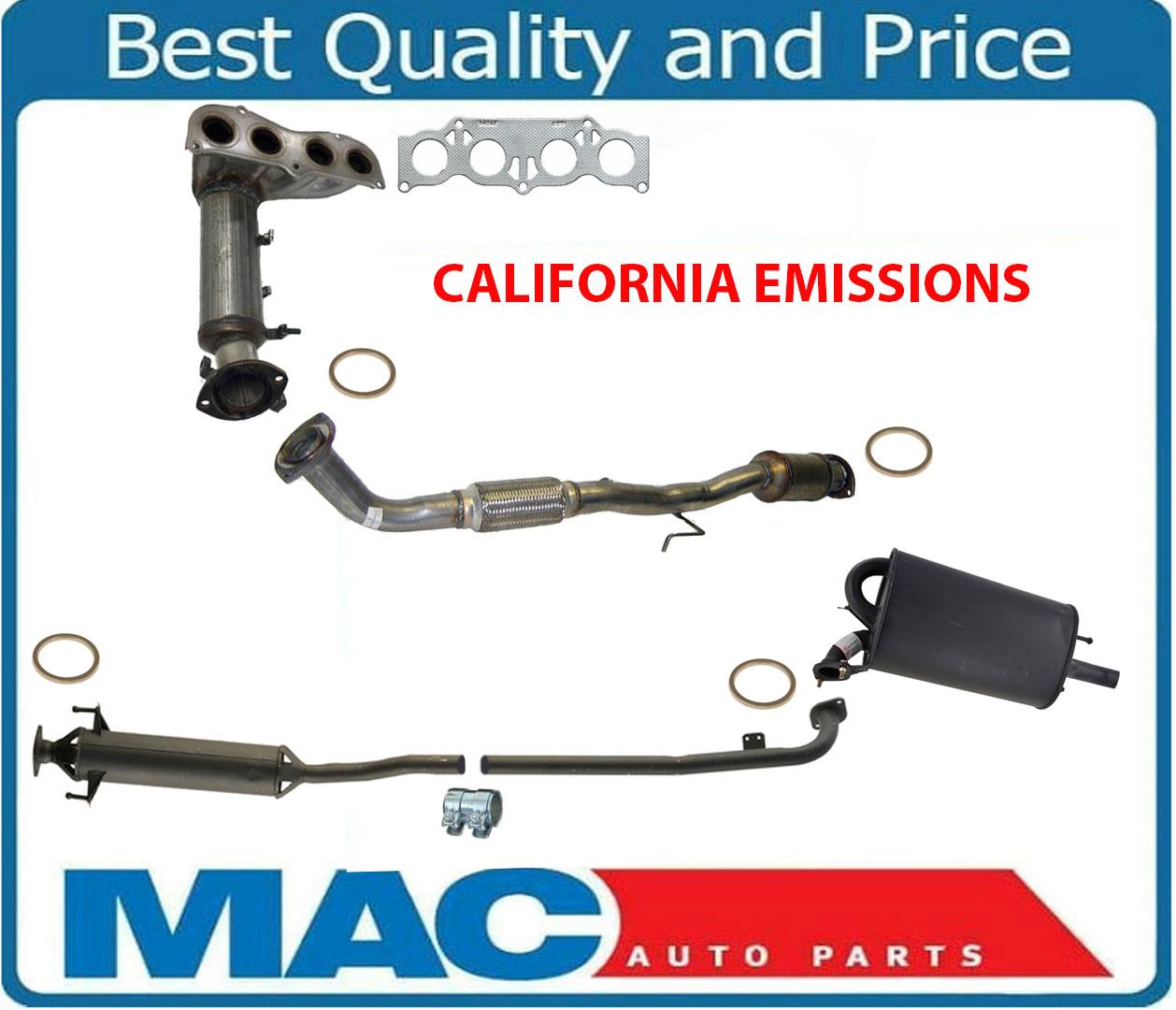 Full Exhaust System For Toyota Camry 03-05 2.4L With California