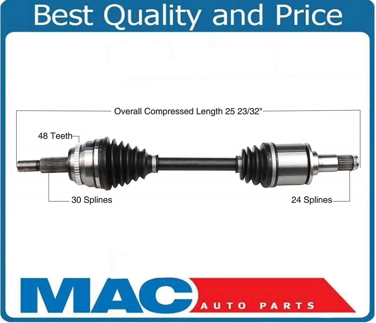 Front Driver Side C/V Axle Shaft For 20122017 Toyota Camry 2.5L HYBRID eBay