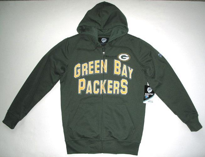 green bay packers full zip hoodie