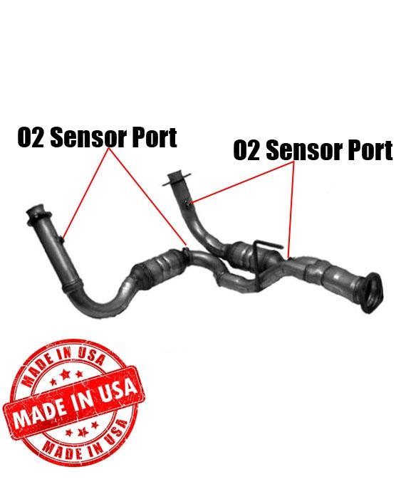 Front Catalytic Converter Engine Y Pipe for Jeep Grand Cherokee 3.7L