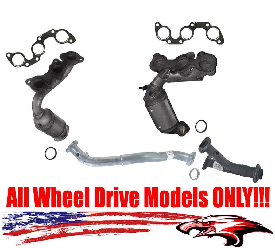 Rear Firewall Catalytic Converter for Front Wheel Drive Toyota Highlander 04-07