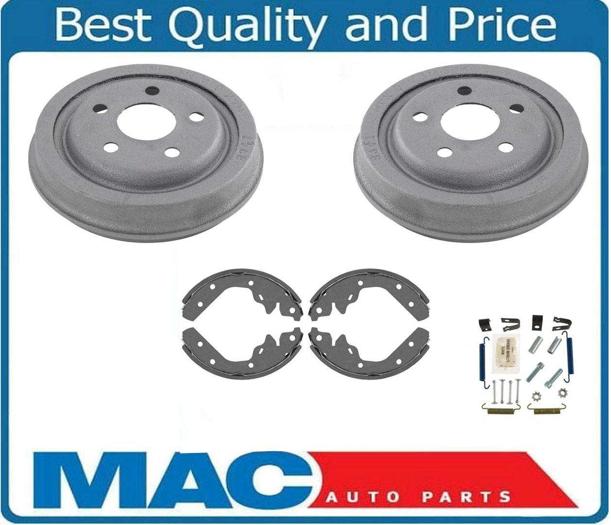 Fits For 95 05 Dodge Neon With 5 Stud Rear Brake Drum Drums Shoes Hardware 4pc Ebay