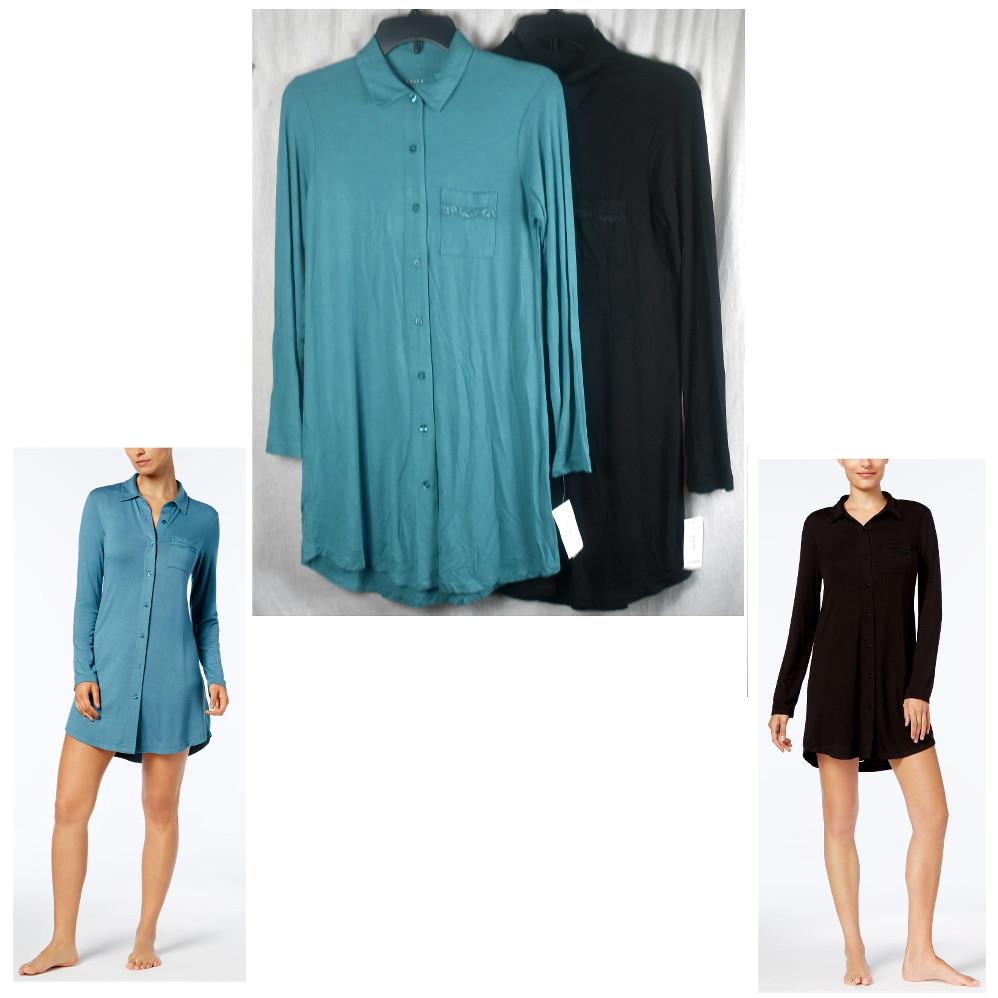 Alfani Lace-Trim Lounge Sleep Tunic Pajama Top New Ch Size /& Color