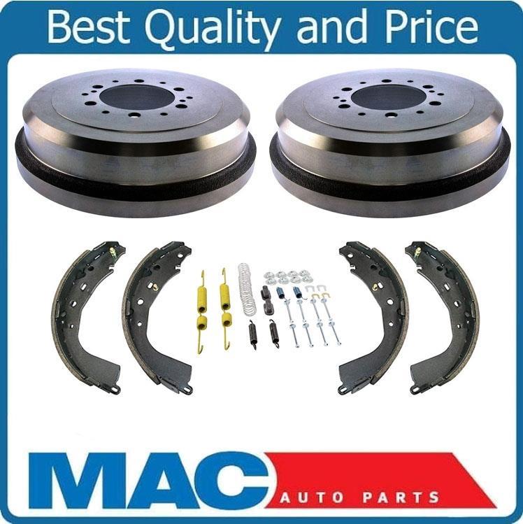 New Rear Brake Drums /& New Shoes For 03-08 Vibe /& Matrix Front Wheel Drive ONLY