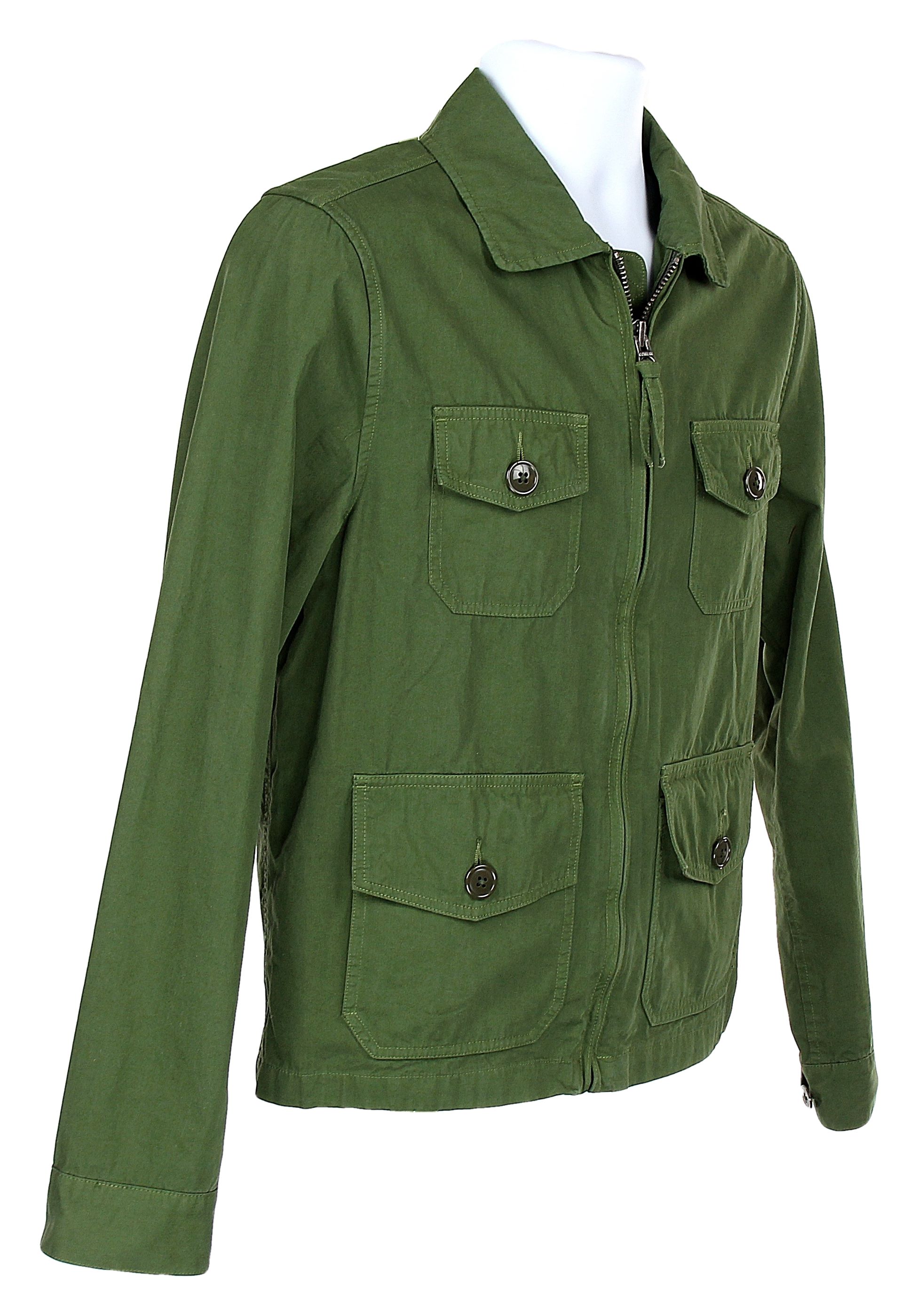 J Crew Mens Four Pocket Utility Jacket Cotton Lightweight Coat S H6536