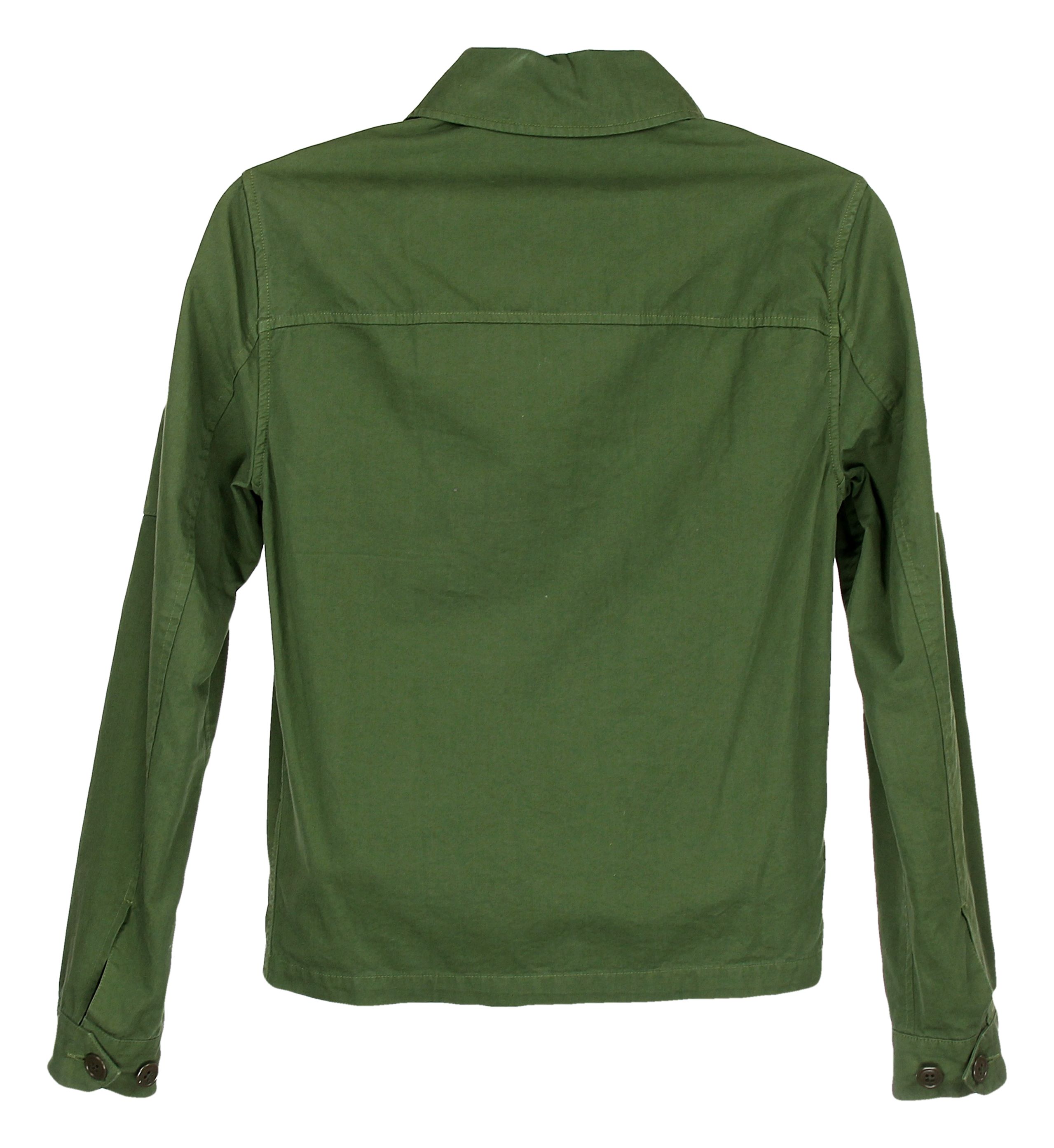 J Crew Mens Four Pocket Utility Jacket Cotton Lightweight Coat S H6536