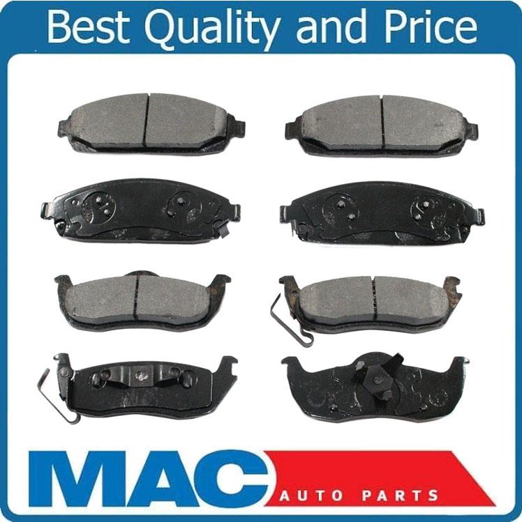 100 New Front & Rear Ceramic Brake Pads for Jeep Grand Cherokee