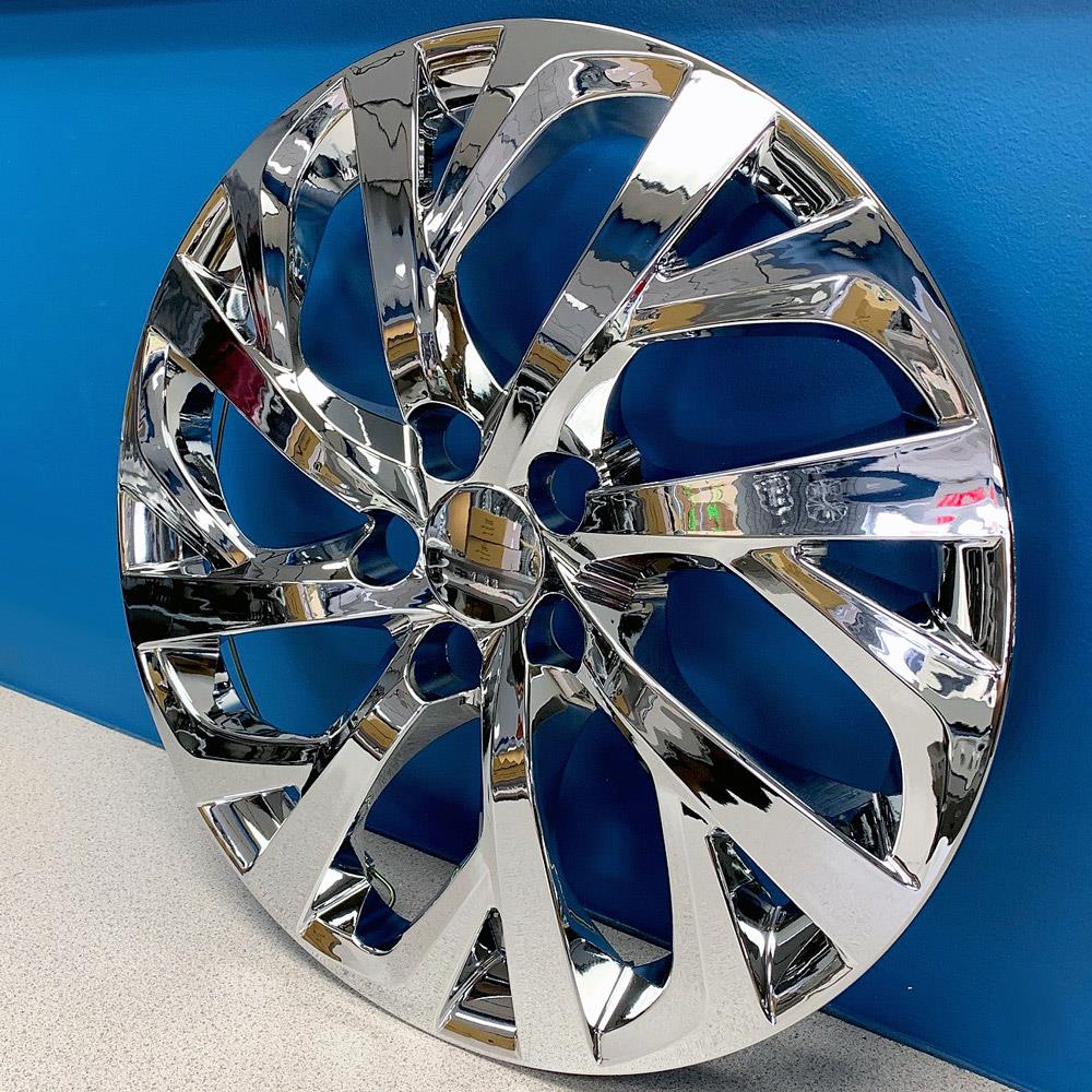 2017 2019 Toyota Corolla LE Style 528 16C 16 Bright Chrome Hubcaps 