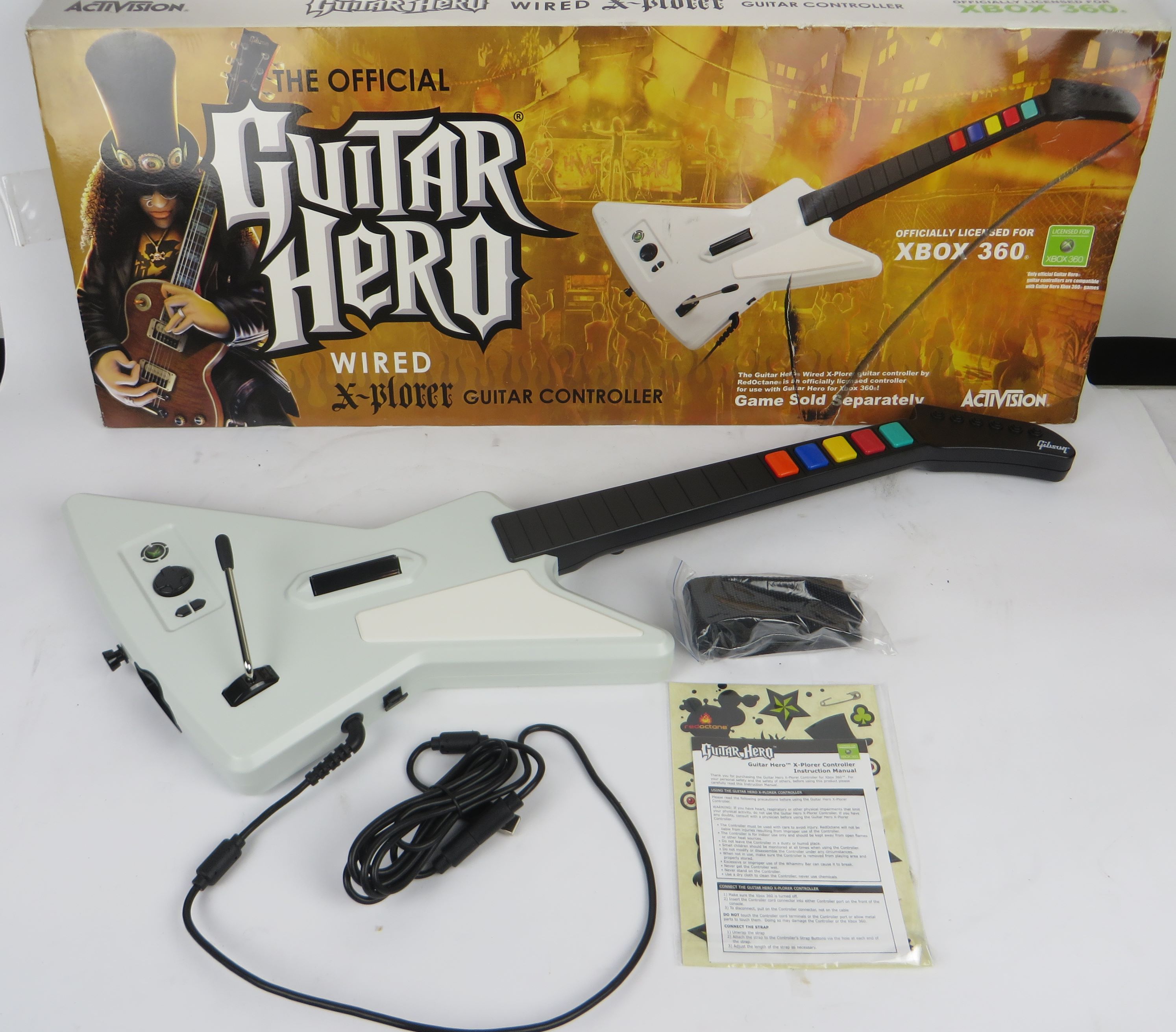 guitar hero xbox 360 controller wired