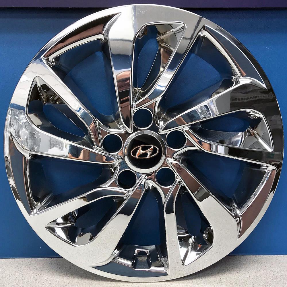 FITS 2016-2018 Hyundai Tucson # 7708PC 17" Alloy Chrome Wheel Skins NEW