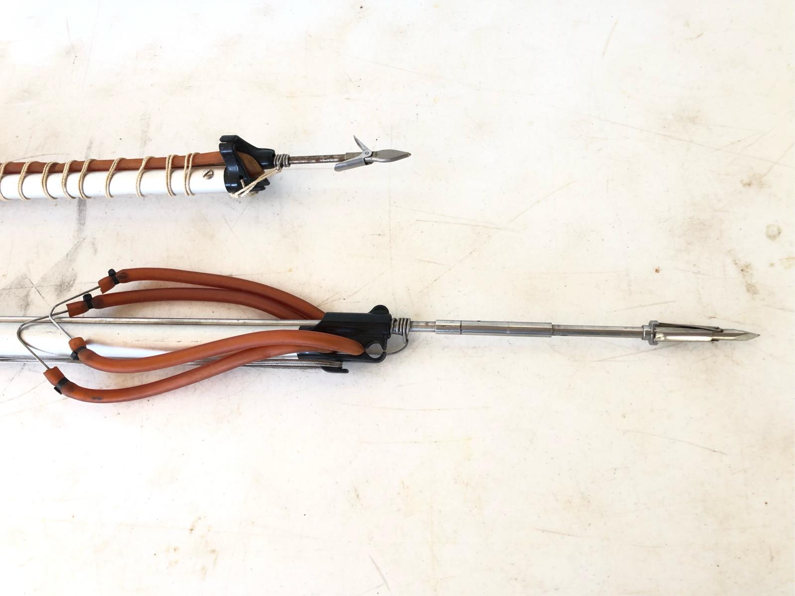 Vintage Aqua Lung US Divers Sea Hunter 43" Voit 32" SCUBA Spear Gun