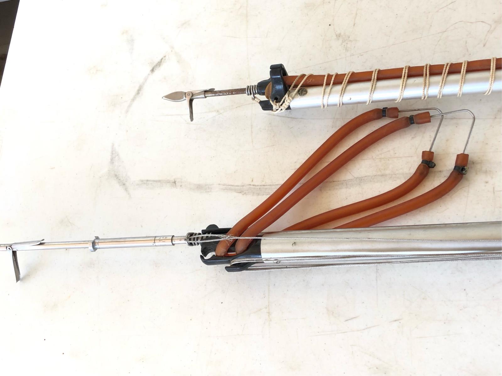 Vintage Aqua Lung US Divers Sea Hunter 43" Voit 32" SCUBA Spear Gun