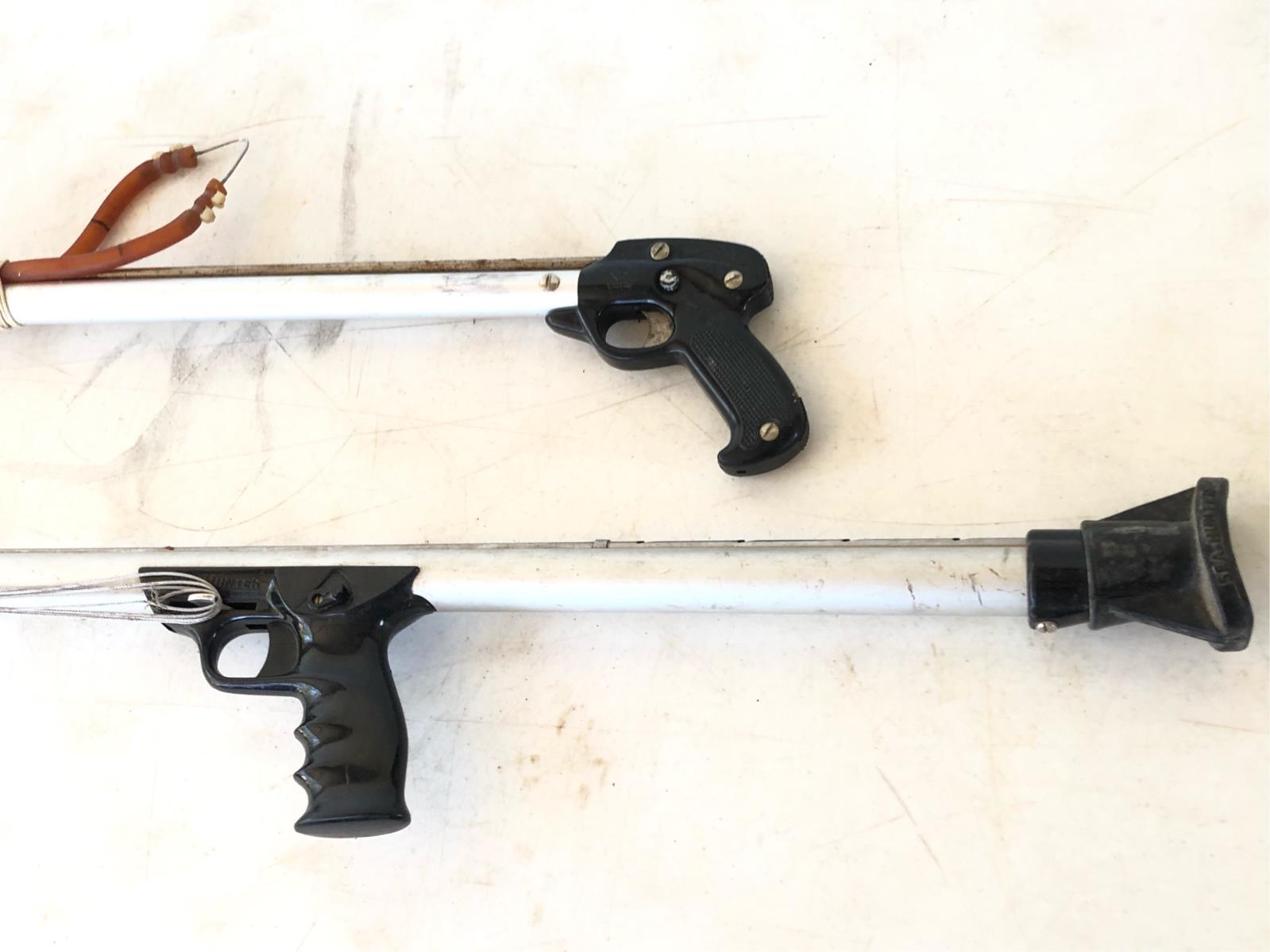 Vintage Aqua Lung US Divers Sea Hunter 43" Voit 32" SCUBA Spear Gun