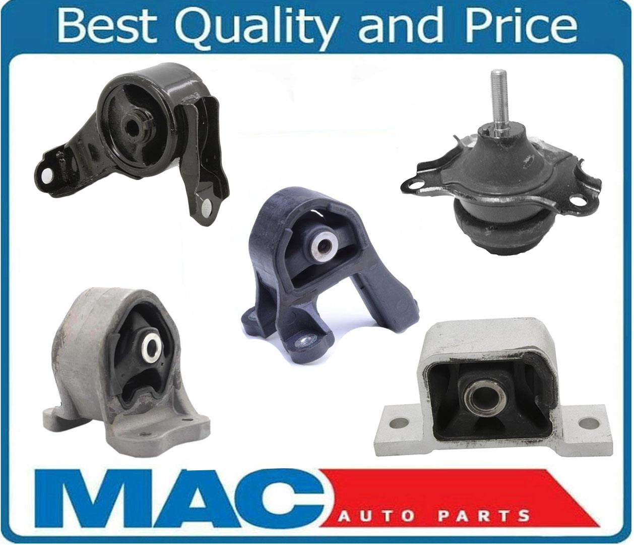 5Pc Engine & Differential Mounts Fits Honda Element Automatic
