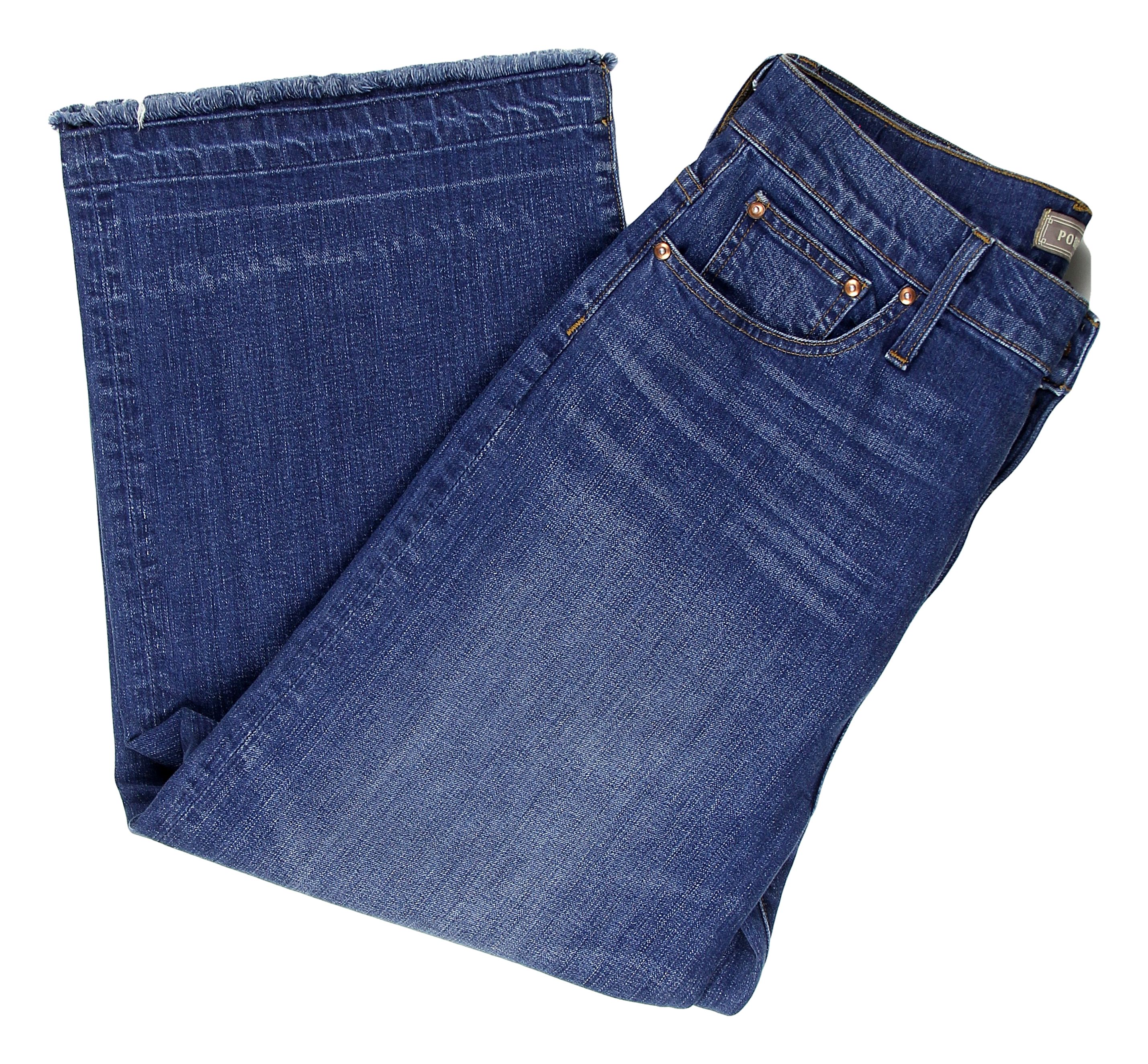 point sur wide leg crop jeans