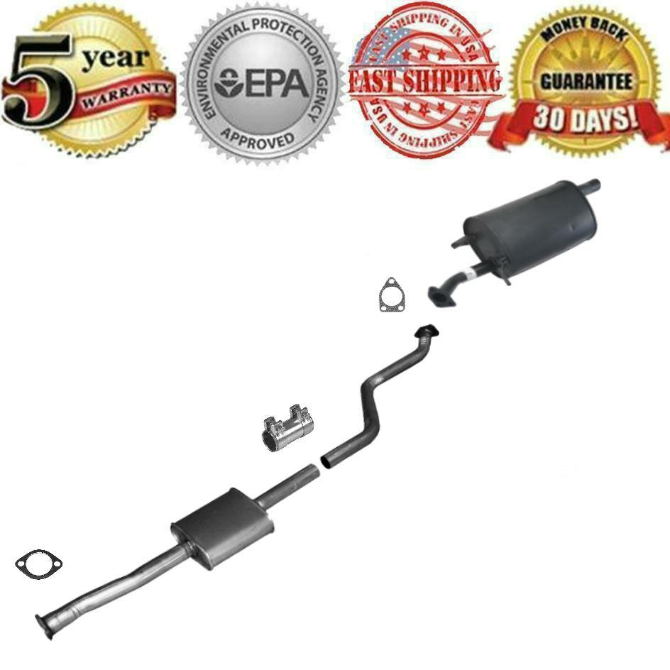 2002-2006 Lancer 2.0L resonator muffler exhaust system kit fits