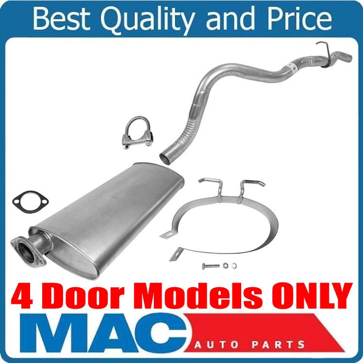 100 New Muffler Pipe Exhaust System for Chevrolet Blazer Jimmy 0004 4 Door eBay