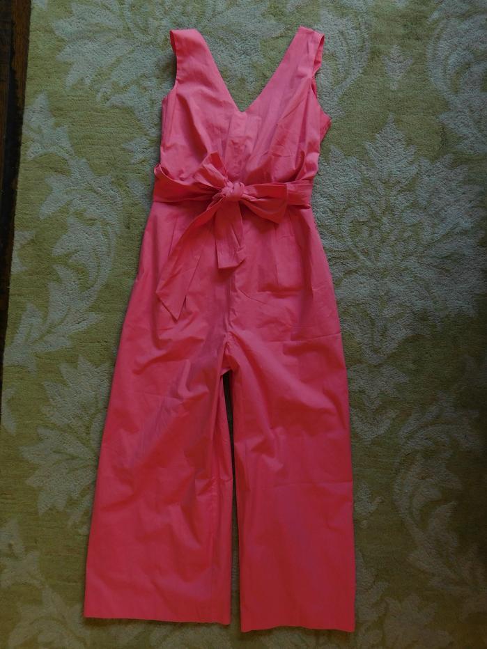 j crew pink jumpsuit