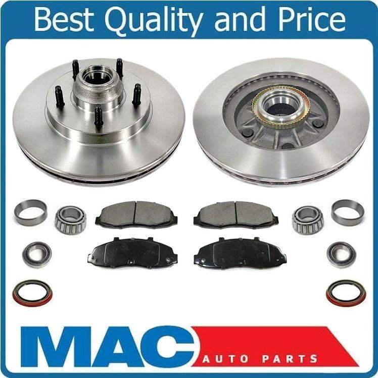 Front Rotors Brake Pads Seals Bearings Rear Wheel Drive For Ford F150 97 00 Ebay