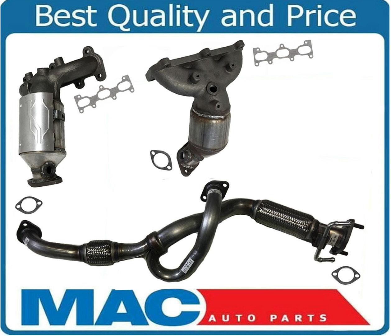 2 Front /& Rear Manifold Catalytic Converter for 2.7L 07-09 Santa Fe 2.7 ONLY
