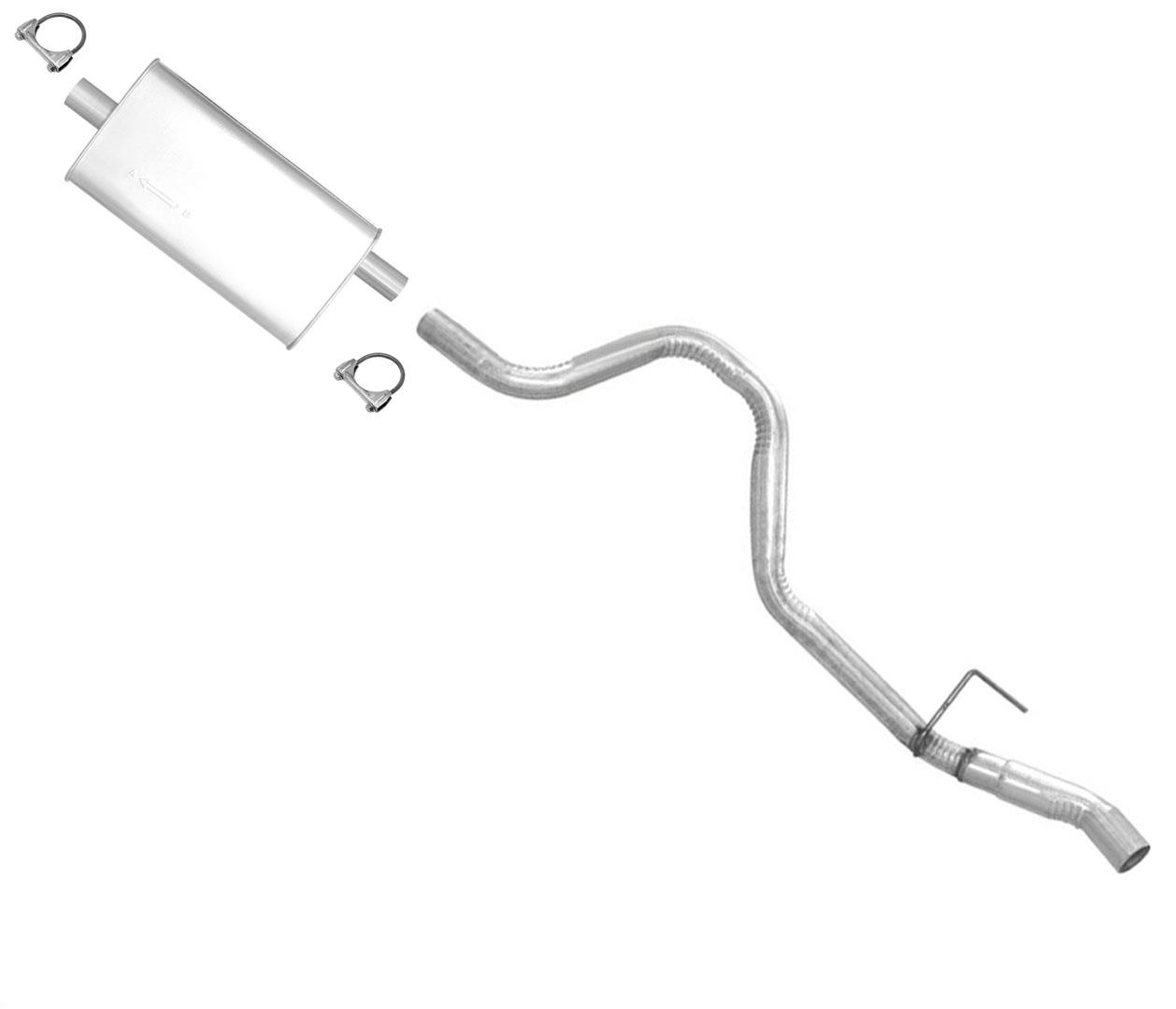 93-97 V8 Jeep Grand Cherokee Muffler and Converter Pipe Exhaust 5 Year Warr