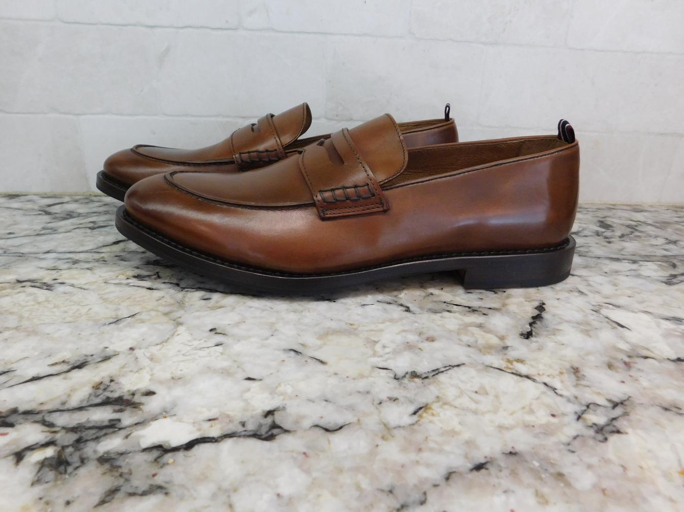 J.Crew Oar Stripe Italian Suede Loafers | Men’s size 10 | New Oar Stripe Penny Loafers In Italian Leather For Men | J.Crew main image 3