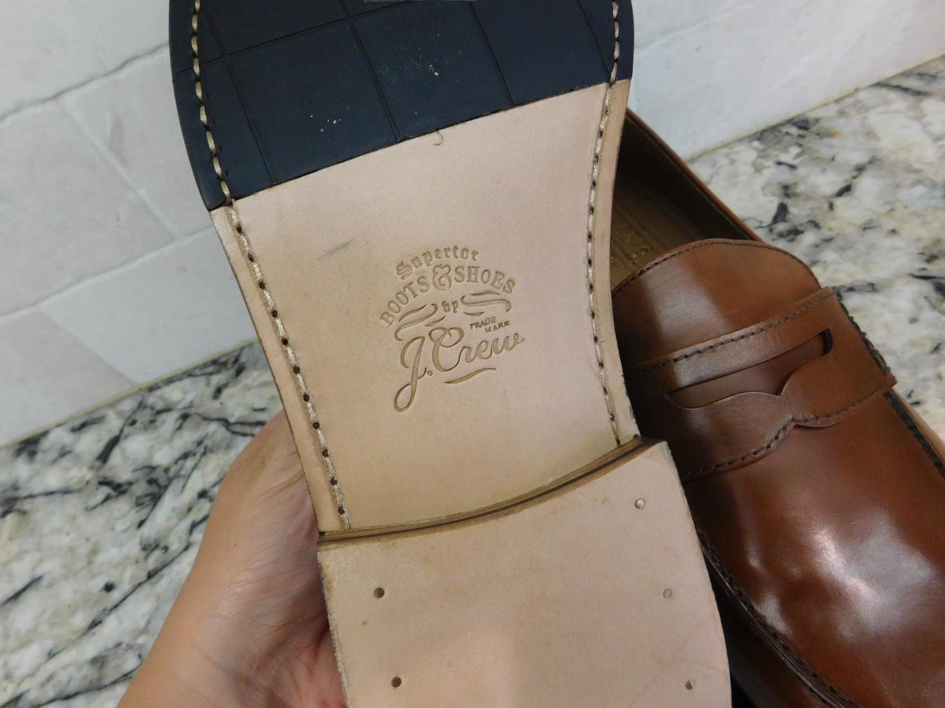 J. Crew Oar Stripe Penny Loafer, Mens size 8 Penny Loafers For Men | Factory main image 3