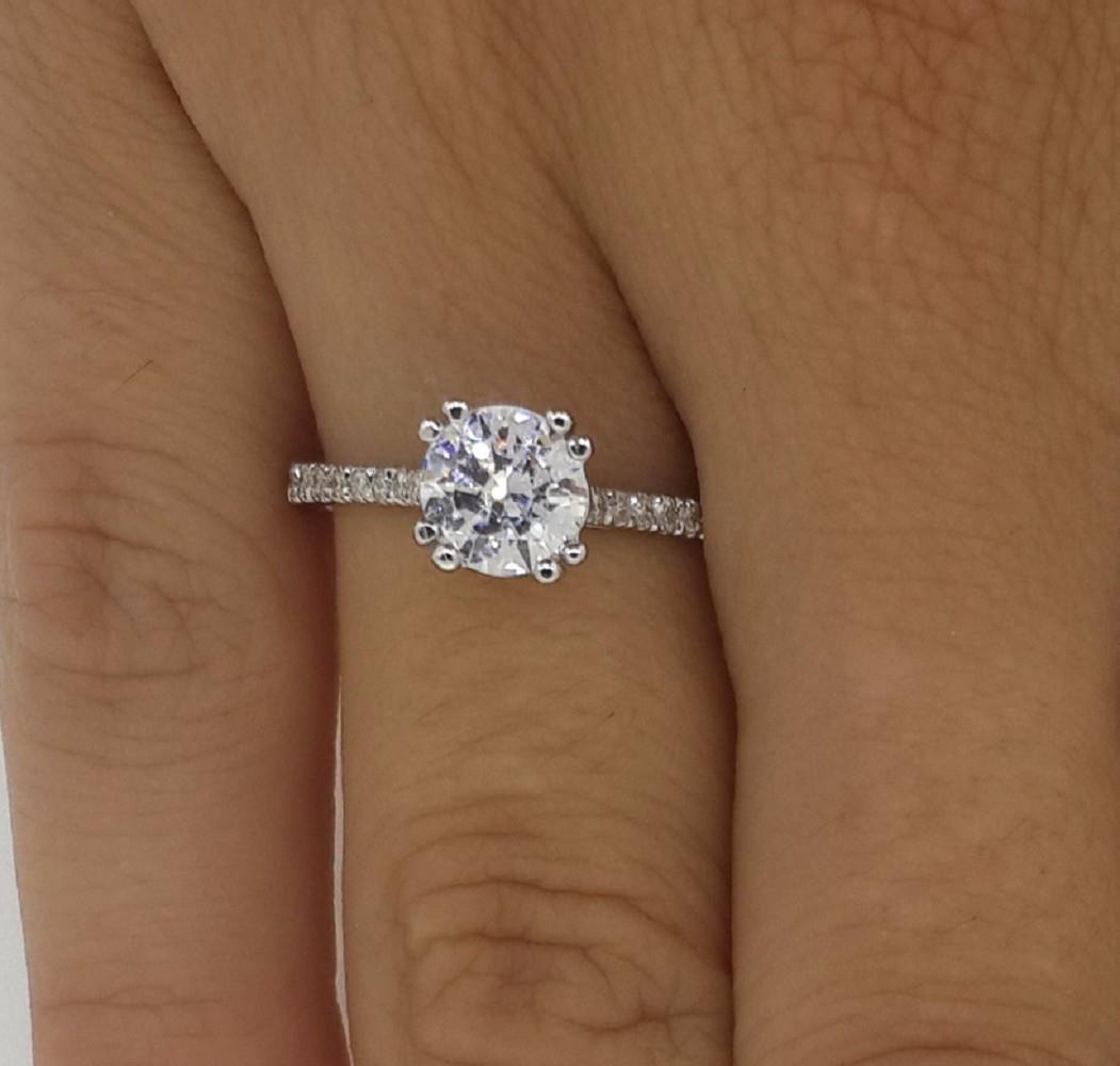 1.5 carat diamond ring round cut