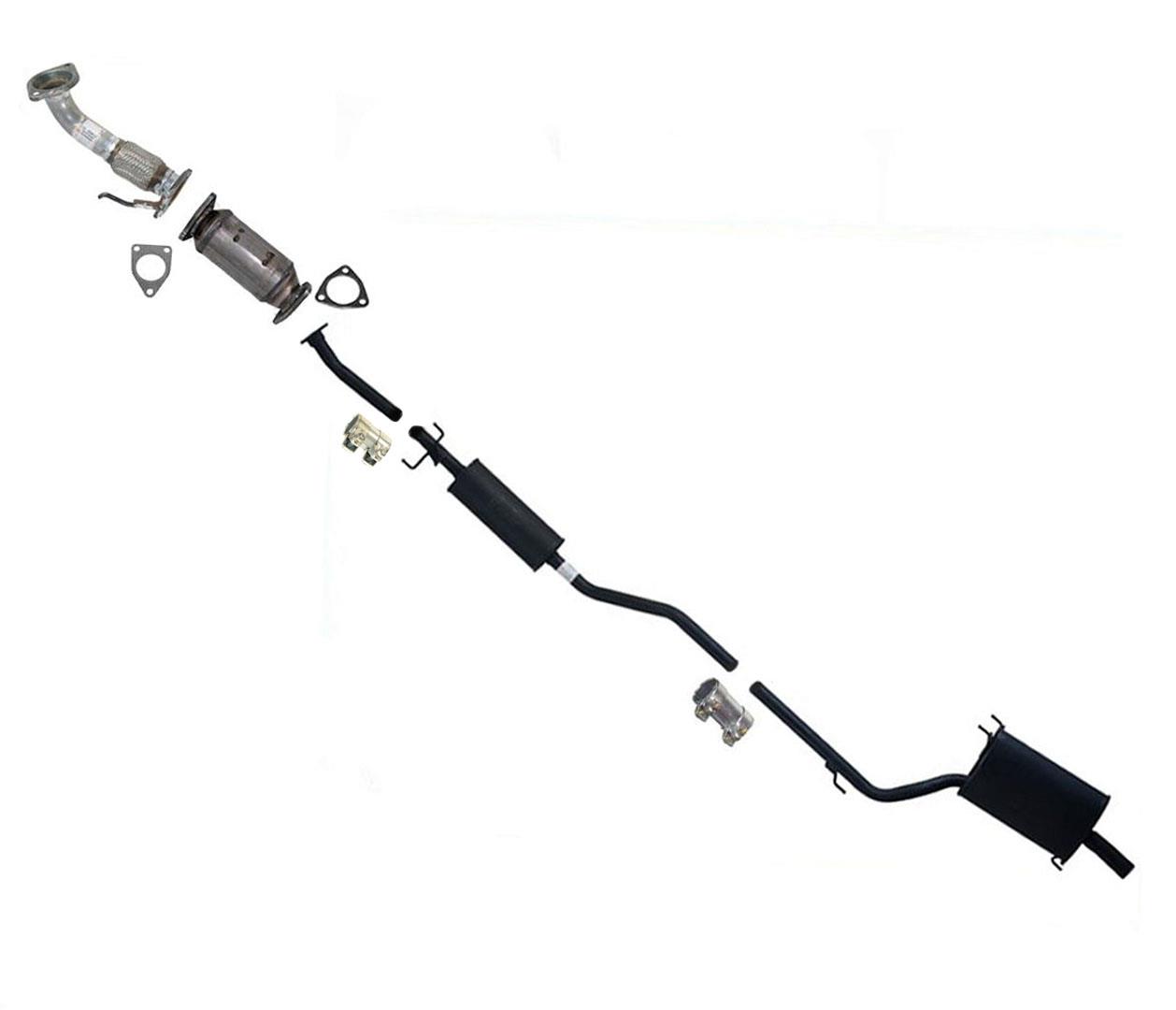 Exhaust System For Honda Accord 0810 2.4L A/T LX Rear Converter & Muffler eBay