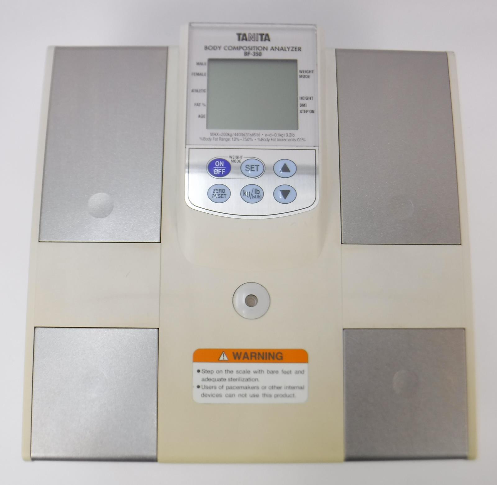 Tanita BF350 Body Composition Analyzer TESTED & WORKING eBay