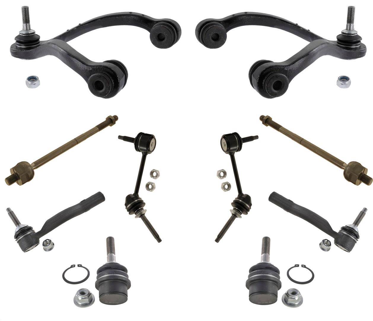 16 Pc Front Suspension Kit Lincoln Towncar Ford Crown Victoria Ball Joints Rods