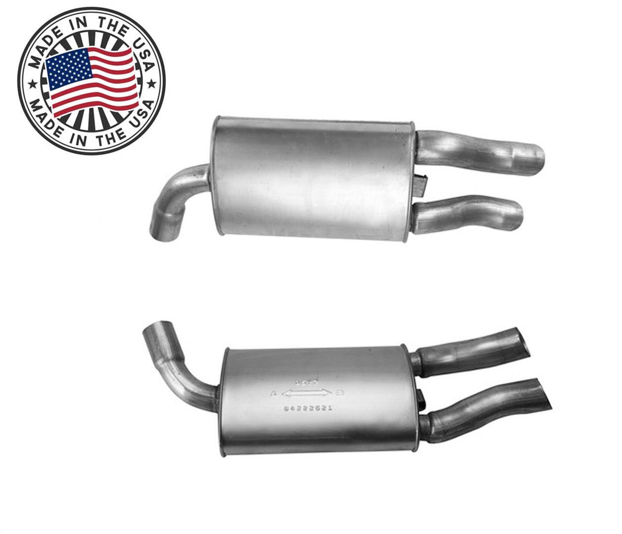 1985-1990 Chevrolet Corvette Left Muffler