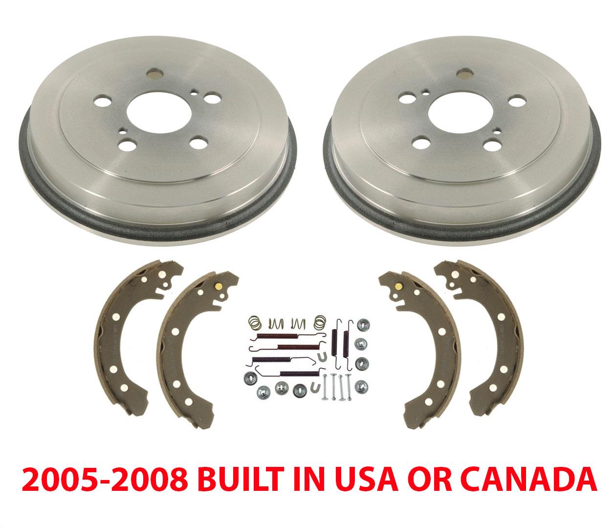 Both Left and Right 2012 For Toyota Corolla Rear Drum Brake Shoes Set Stirling with 2 Years Manufacturer Warranty