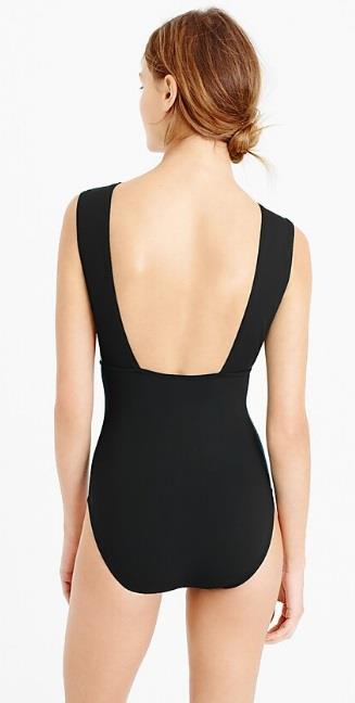 eres hold up plunge v neck one piece swimsuit