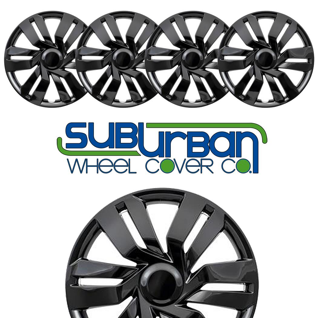 20152017 Honda Fit Style 53415BLK 15" Gloss Black Hubcaps / Wheel Covers SET eBay