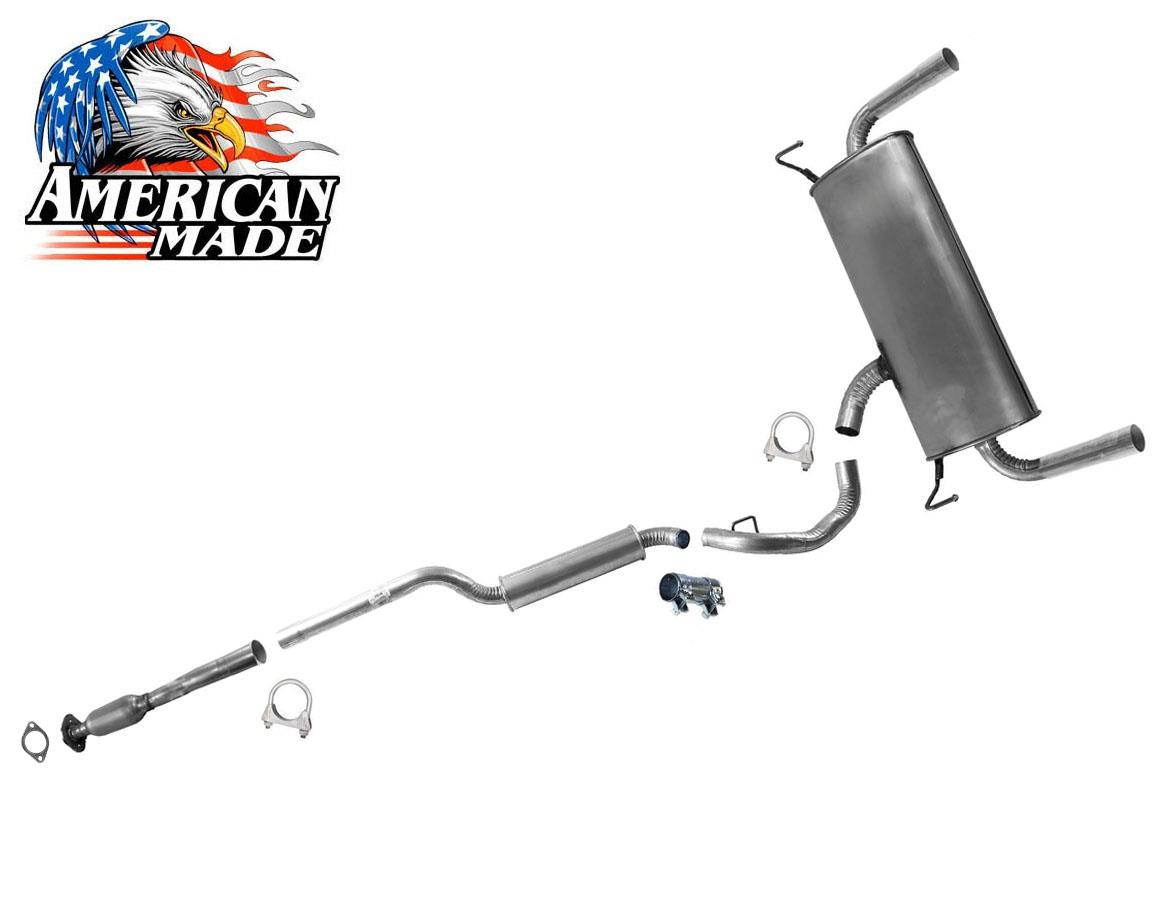 Made in USA Exhaust Resonator Pipes Muffler for Ford Escape 2.0L 2.5L